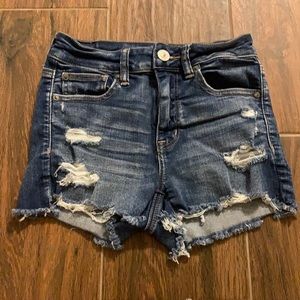 American Eagle high waisted jean shorts
